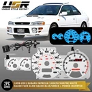 Blue/green Glow Gauge White Overlay For 99-01 Subaru Impreza 240KMPH Cluster. Fixed Price $44.95.