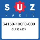 34150-10GF0-000 Suzuki Glass Assy 3415010GF0000, New Genuine Oem Part. Fixed Price $130.31.