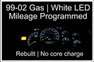 99-02 GMT800 White Led Gauges Cluster 15055362 Speedo Mileage Programmed Oem. Fixed Price $149.99.