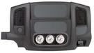 Autometer 15021 Gauge Mount, Dash Console Bezel, Triple, 2-1/16". Fixed Price $55.50.