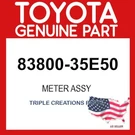 Toyota Genuine 8380035E50 Meter Assy Combination 83800-35E50 Oem. Fixed Price $349.13.