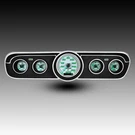 Intellitronix Green Led Analog Gauge Cluster Set 1965-1966 Ford Mustang. Fixed Price $745.50.