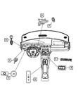 Genuine Mopar Instrument Panel Switch Pod 4602821AD. Fixed Price $44.79.