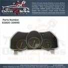 Toyota 4RUNNER Instrument Cluster Speedometer 2010 2011 2012 Oem 83800-35M90. Fixed Price $499.00.