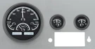 Dakota Digital 86 Jeep Cj Analog Gauge System Black Alloy White VHX-55J-K-W. Fixed Price $945.25.