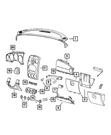 Genuine Mopar Instrument Cluster Bezel YW801XRAK. Fixed Price $27.85.