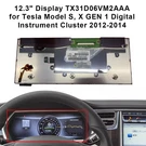 12.3" Display For Tesla Model Gen Digital Instrument Cluster TX31D06VM2AAA. Fixed Price $189.89.