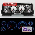 New Vintage Usa 88102-03, Kit Gauge Ford Truck Fits 87-91 Perf Ii White. Fixed Price $1143.78.