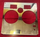 Kenworth T600, T800, W900 Dash Panel Trim, Bezel, Face Plate Cover Stainless Ste. Fixed Price $150.00.