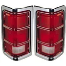 Pair Tail Light For 81-87 Dodge D150 & W150 Ramcharger Lh Rh W/ Chrome Trim. Fixed Price $71.46.