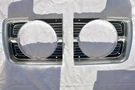 Chrome & Black Headlight Bezels For 1968 Dodge Dart Lamp. Fixed Price $239.00.