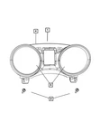 Genuine Mopar Cluster Visor 68236618AA. Fixed Price $232.32.