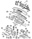Genuine Mopar Cluster Bezel 5JH961J8AB. Fixed Price $29.76.