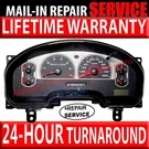 04-08 Ford F150 Xlt FX4 Lariat King Ranch Instrument Cluster Repair Service. Fixed Price $159.99.