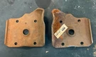Nos 1966 1967 Ford Fairlane Rear Spring Shock Plates C6OZ-5796-A And B. Fixed Price $98.00.