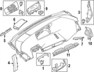Genuine Bmw Cluster Trim 51-45-9-490-638. Fixed Price $87.92.