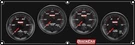Quickcar 69-4021 Redline Gauge Panel Oil & Fuel Pressure Water Temp. Fixed Price $709.95.