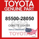 8550028050 Genuine Toyota Cigrette Lighter 85500-28050 Oem. Fixed Price $24.93.
