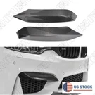 Pair Carbon Fiber Front Bumper Eyelid Covers For 15-18 Bmw F80 M3 F82 F83 M4. Fixed Price $79.99.