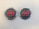 Pair Hudson Hornet 1951 1952 1953 1954 Interior Door Emblems #238450. Fixed Price $40.00.