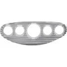 Speedway Finned Aluminum 5-GAUGE Dash Panel, 3-1/8 Inch. Fixed Price $107.99.