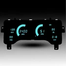 1997-2006 Jeep Tj Direct Replacement Gauge Cluster, Teal Leds DP6014T. Fixed Price $456.90.