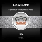 Genuine 2013-2015 Toyota RAV4 Instrument Cluster Finish Panel 55412-42070. Fixed Price $84.14.