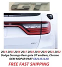 18 19 20 21 22 23 24 Dodge Durango Chrome Trunk Decklid Gt Nameplate New Mopar. Fixed Price $35.00.