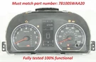 07 09 Honda Cr-v 4WD Instrument Panel Cluster Speedometer 78100SWAA20 329K. Fixed Price $184.99.