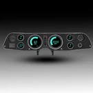 1970-1981 Camaro Led Digital Direct Fit Replacement Gauge Cluster Teal. Fixed Price $456.90.