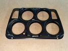 Corvette Center Gauge Cluster Metal Housing Bezel 72,73,74,75,76,77,78,79,80-82. Fixed Price $40.00.