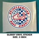 Bridgehampton Race Circuit Glossy Vinyl Decal Sticker Track-vintage Scca. Fixed Price $5.84.