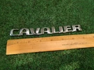 Genuine Gm Cavalier Name Plate Emblem Oem Logo Badge Chrome 22611400 3S8. Fixed Price $24.99.