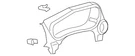 Genuine Mitsubishi Cluster Visor 68240W051P. Fixed Price $79.08.