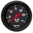 Autometer 2620 Z-series Air Pressure Gauge, 2-1/16", 150 Psi, Mechanical. Fixed Price $96.51.