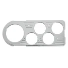 Autometer 7046 3-1/8" & 2-1/16" Direct Fit Dash Panel Gauge Mount. Fixed Price $180.00.