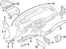Genuine Nissan Instrument Cluster Visor 68240-9HF1C. Fixed Price $239.62.