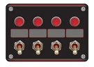 Longacre Elite Dash Mount Switch Panel With Indicator Lights, 5.2 X 3.7. Fixed Price $135.23.