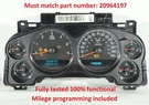 10 - 14 Chevy Tahoe Suburban Instrument Cluster Speedometer 20964197 Any Miles. Fixed Price $164.99.