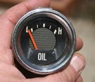 63-71 International Truck Vintage Oil Pressure Gauge SSS26. Fixed Price $49.00.