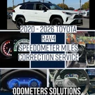 2020 - 2026 Toyota RAV4 Speedometer Miles Correction Service. Fixed Price $189.99.