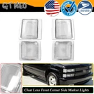 For 94-00 Chevy&gmc C/k Pickup Trucks Clear Front Side Marker Signal Lights 4PCS. Fixed Price $22.99.