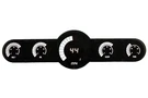 Universal 5.5 Analog Dash Panel Bargraph White Led Gauges Made In The Usa. Fixed Price $369.95.