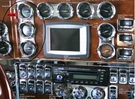 41296 - 3 Gauge Cluster Cover W/ Visor For 2006+ Peterbilt Vertical. Fixed Price $15.99.