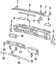 Genuine Gm Cluster Bezel 25601439. Fixed Price $37.06.