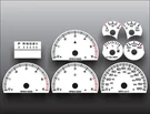 Instrument Cluster White Face Gauges For 1998-2001 Dodge Ram Gas. Fixed Price $27.99.