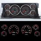 New Vintage 95103-01 Gauges Cfr Series Black/red Face Pointer Ss Bezels. Fixed Price $880.73.