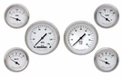 Classic Instruments White Hot Series WH01SLF 6 Gauge Set Speedo Tach Fuel Oil. Fixed Price $729.95.