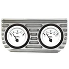 Vintage Finned Dual Bezel Mount W/ Aurora Fuel And Oil Gauges VPAGB2FO Street. Fixed Price $146.45.