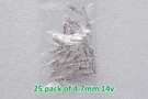 (25 Qty) 4.7MM 14V Gmc Pontiac Buick Chevy Cluster Climate Bulbs Lamps 2162. Fixed Price $19.99.